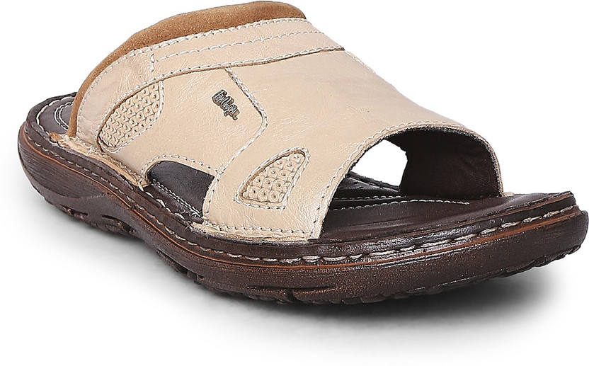LEE COOPER Men Beige, Brown Sandals 