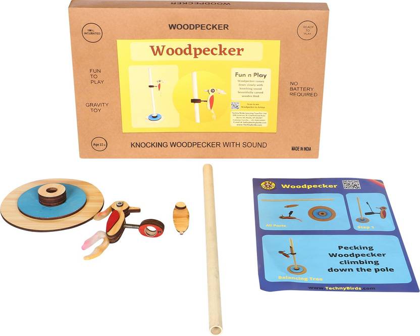 Techny Birds Pecking Woodpecker on Pole Price in India Buy Techny