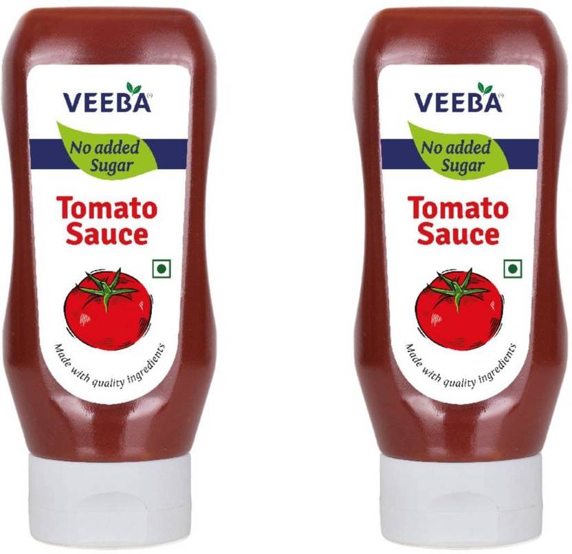 VEEBA NO ADDED SUGER TOMATO SAUCE ( PACK OF 2 * ) Sauce Price in India