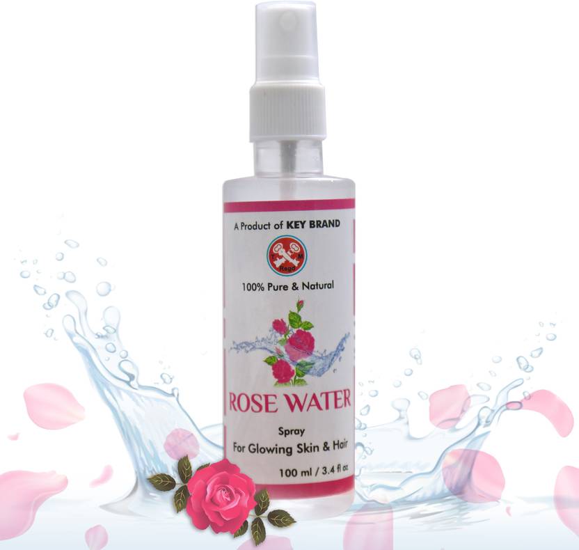 key brand Rosewater 100 ml Spray Bottle Price in India, Buy key brand