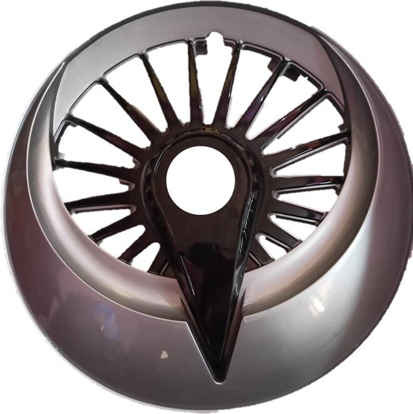 RAAS COLLECTION Unbreakable Compass Style Black and Silver 14 inch