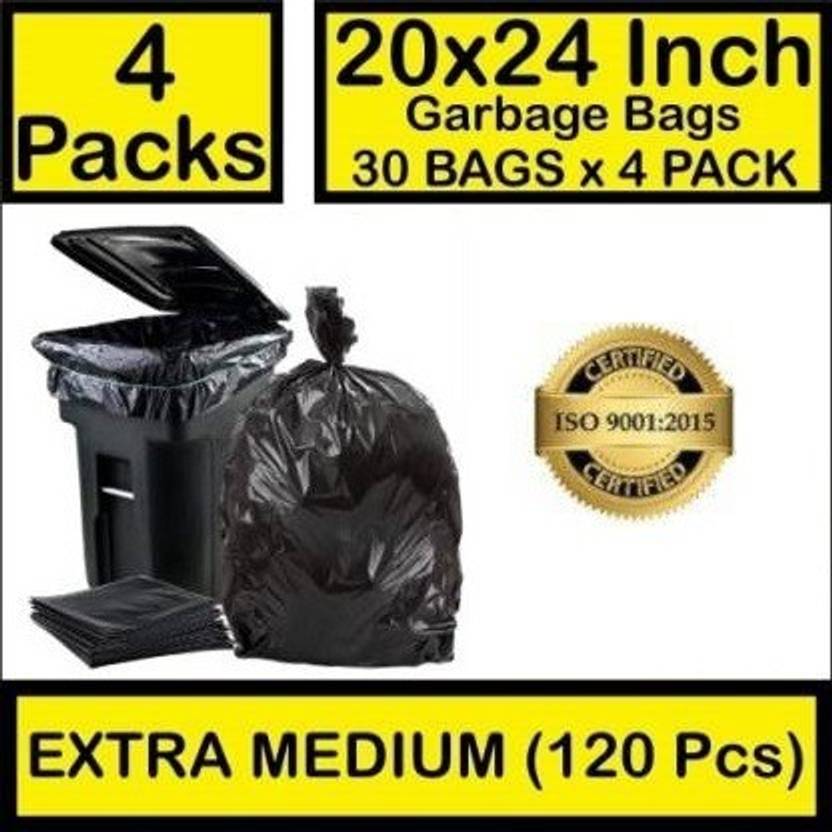 GCG PACK averX Biodegradable 20x24 inches (Pack of 4) Medium 20 L
