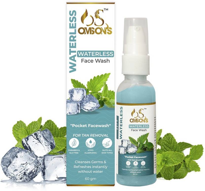 OMSONS Waterless Face wash for 99 Germs Cleanser & Protect From UV