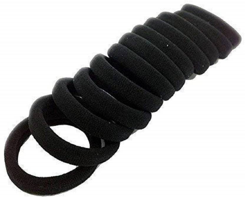 Dikiwi's Creations Hair Rubber Band For Girls & Women's Black 30 pcs