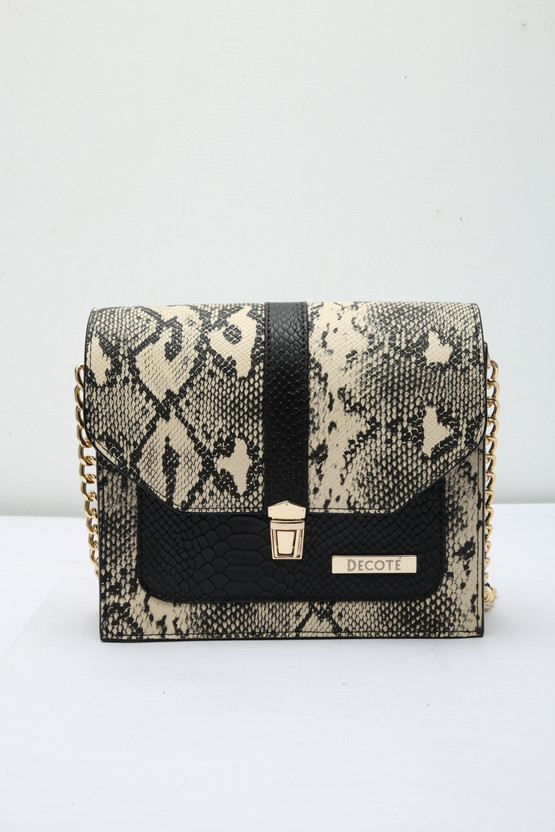 Snake print sling bag Clearance