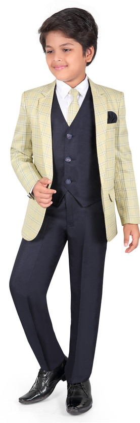 Checkered Baby Boys Suit 