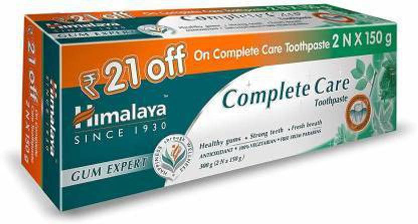 HIMALAYA Complete Care toothpaste ( GUM EXPERT) 300 gm ( 2N* 150 gm) Toothpaste(300 g, Pack of 2)