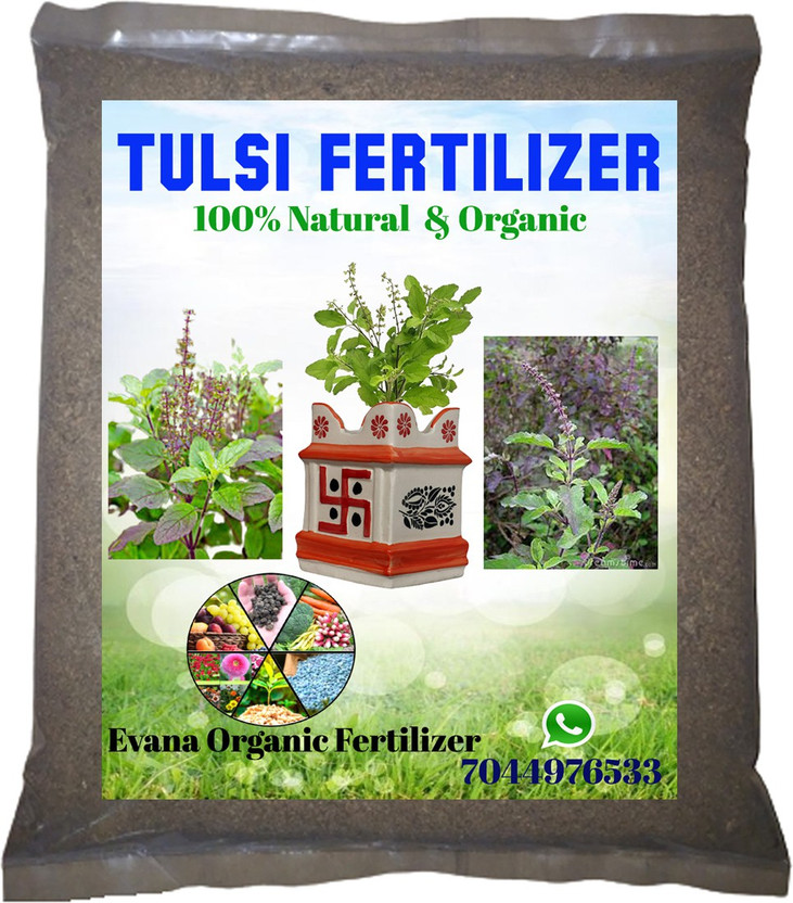 Evana Organic Fertilizer Tulsi Fertilizer for tulsi Plant pure and organic Fertilizer(1.8 kg, Powder)