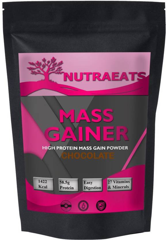 NutraEats Real Mass Gainer Weight Gainers/Mass Gainers (Chocolate
