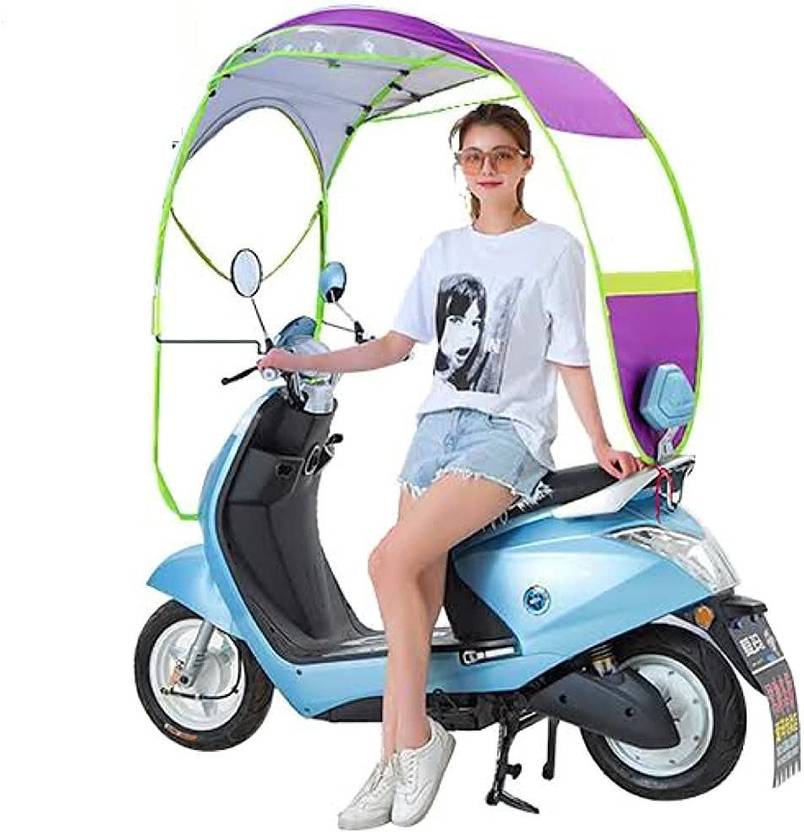 DeoDap Universal Bike and Scooter Umbrella Canopy ,Fold Away Sun Shade