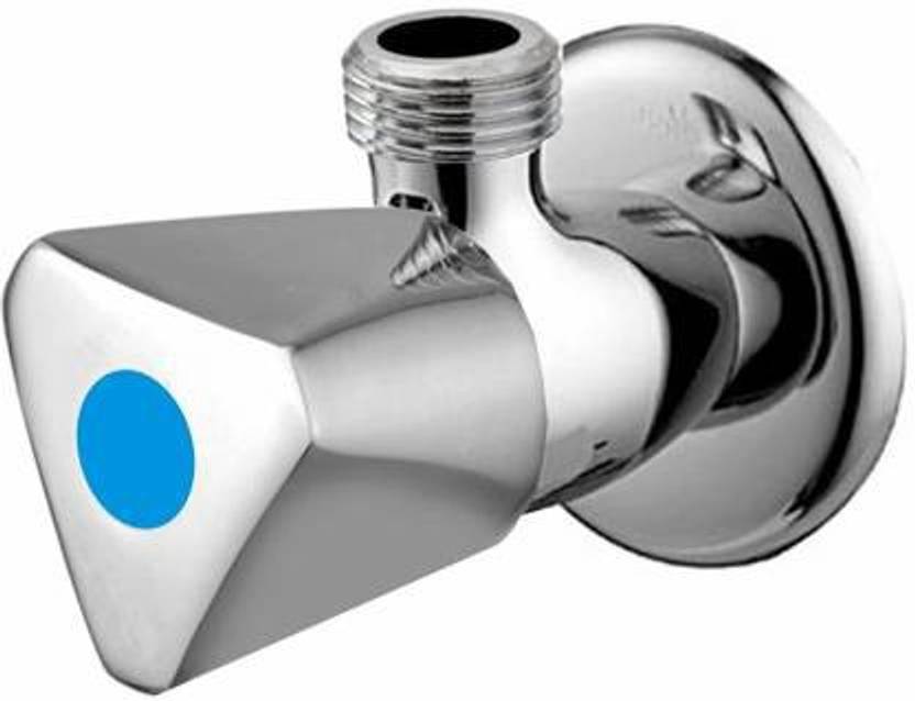 SPAZIO Premium Quality Stainless Steel TRIANGLE Angle Cock/Angle Valve Bathroom Faucets Taps and