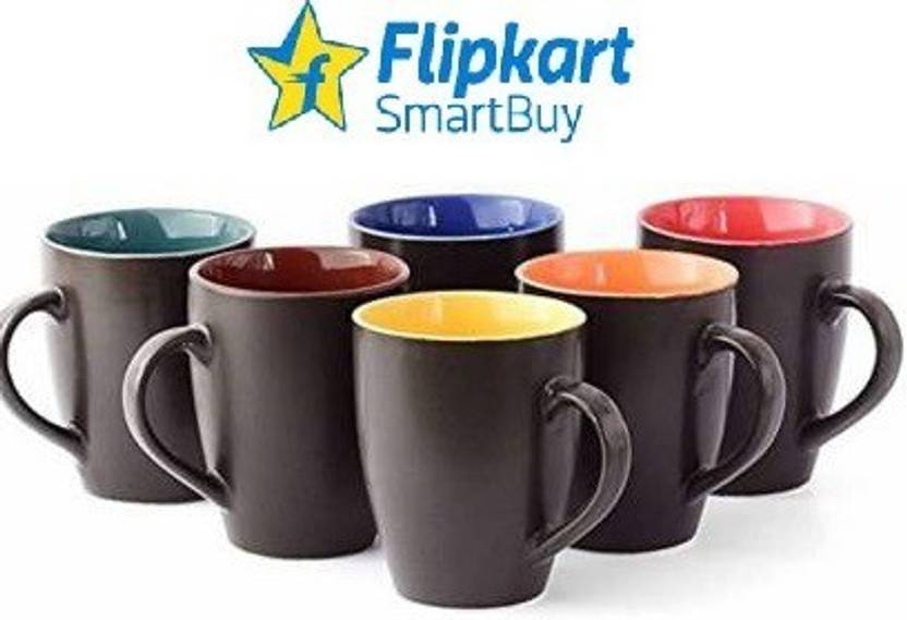 Flipkart SmartBuy Pack of 6 Ceramic Price in India Buy Flipkart