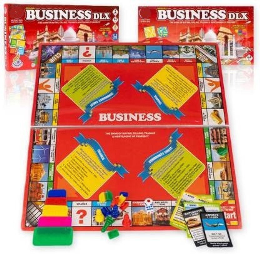 ARNIYAVALA 5 IN 1 BUSINESS BOARD GAME Strategy & War Games Board Game Board Game Accessories