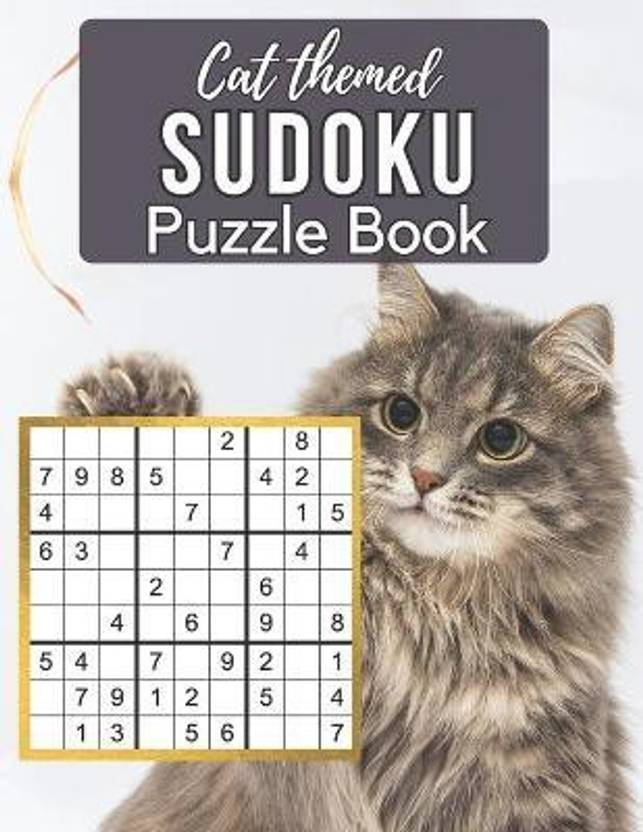 Cat Themed Sudoku Puzzle Book Buy Cat Themed Sudoku Puzzle Book by