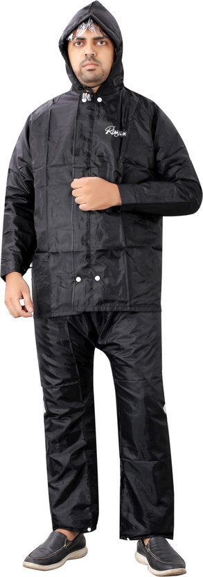 RJ Wholesale City Solid Unisex Raincoat 