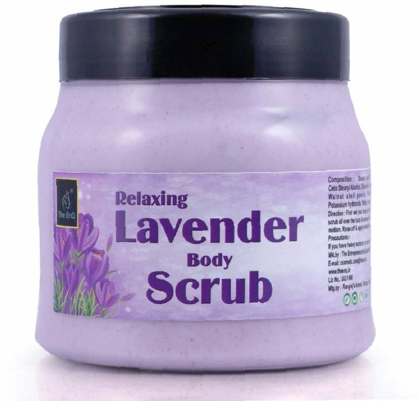 THE ENQ ORGANIC LAVENDER BODY SCRUB_D_ Scrub Price in India, Buy THE