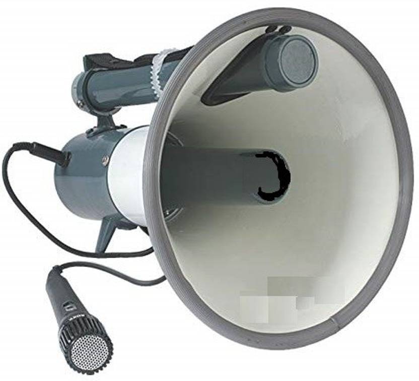 KH RM101 Portable Megaphone 15 Watt with Wired Mic, Voice Range 600
