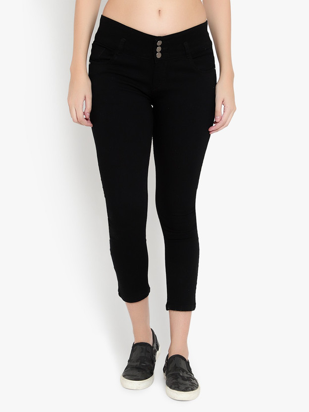 AKACY 3 Button Stretchable Ankle Length 