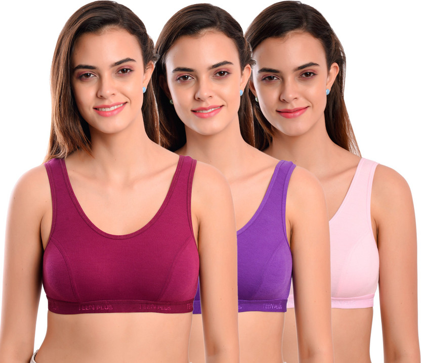TEENPLUS Women Sports Non Padded Bra(Multicolor)