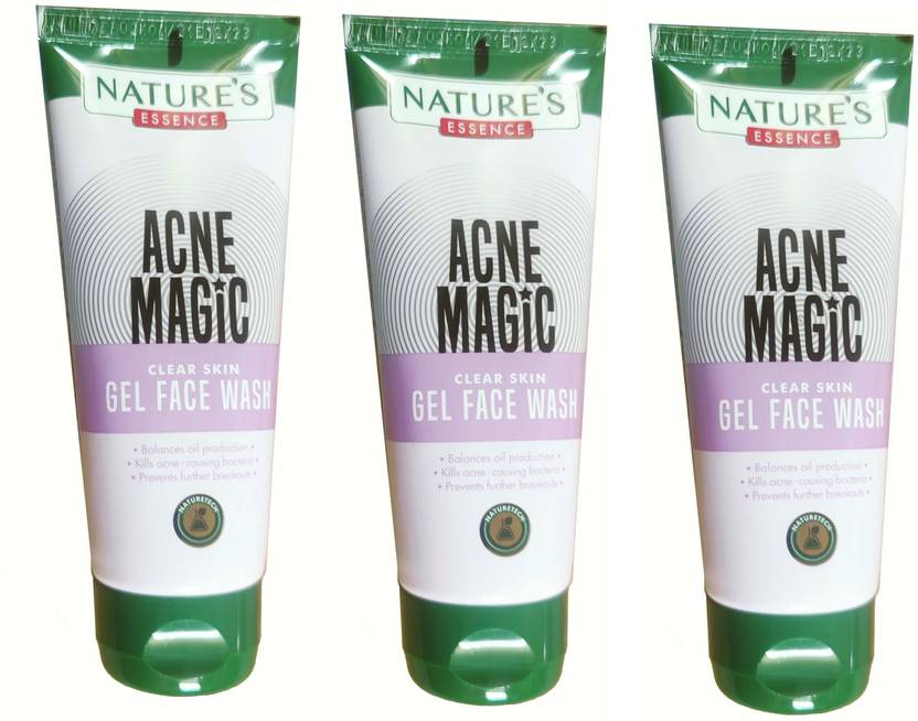 Nature's Acne Magic + Antiseptic ,60 ml each (Pack of 3) Face Wash Price in India, Buy Nature