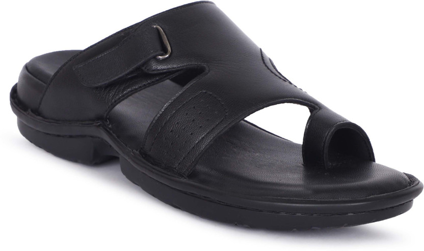 WALKPLUS LEATHER SLIPPER Men Black 