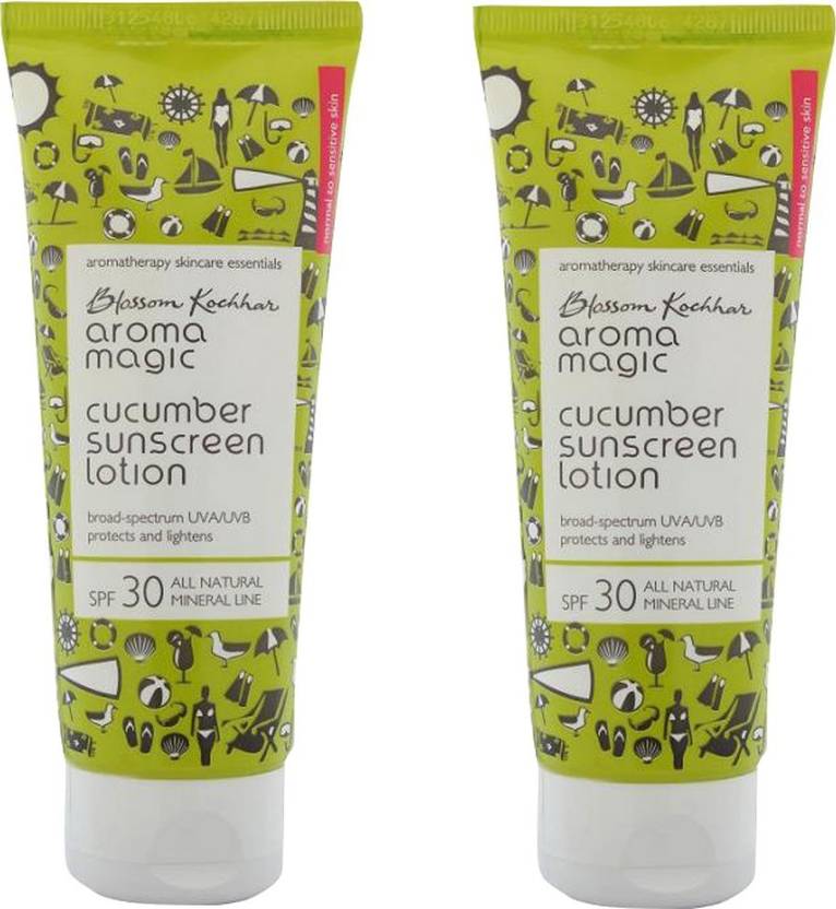 Aroma Magic Cucumber Sunscreen Lotion Spf 30 Pack Of 2 SPF SPF 30 PA aroma-magic-cucumber-sunscreen-lotion-spf-30-pack-of-2-spf-spf-30-pa