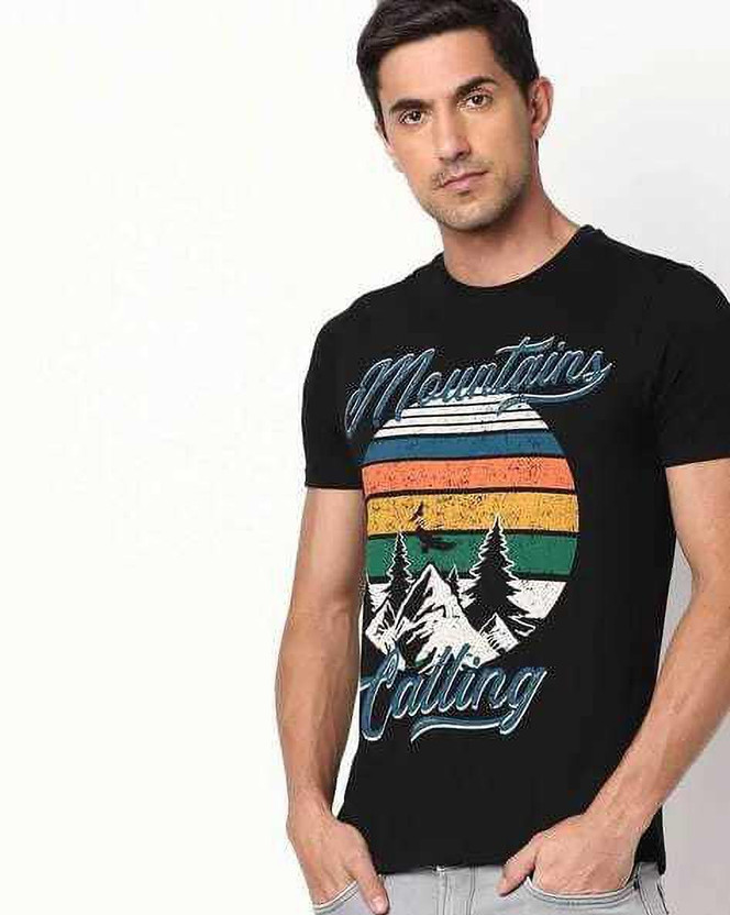 Buy dnmx Printed Men Round Neck