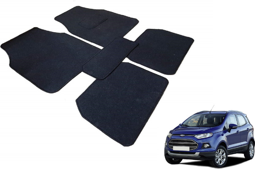 MOCKHE Fabric Standard Mat For  Ford Ecosport(Black)