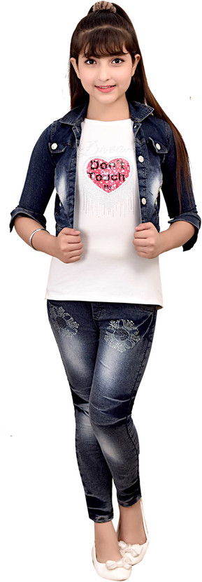 A.G FASHION Girls Casual Jacket Jeans 