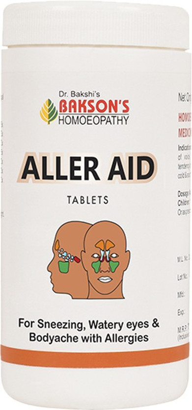 Bakson's Homoeopathy Aller Aid Tablets(200 Units)