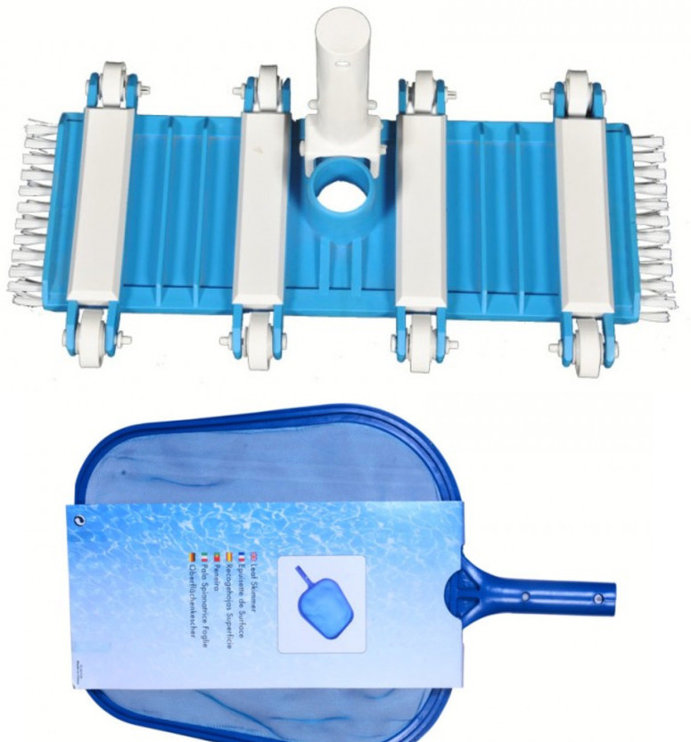 Blue Blue Wave Pool Flexible Vacuum Head With Brush 14 Inch (Blue Colour) and BlueWave Swimming Plastic Wet and Dry Brush(Blue, 2 Units) - Flipkart Deal