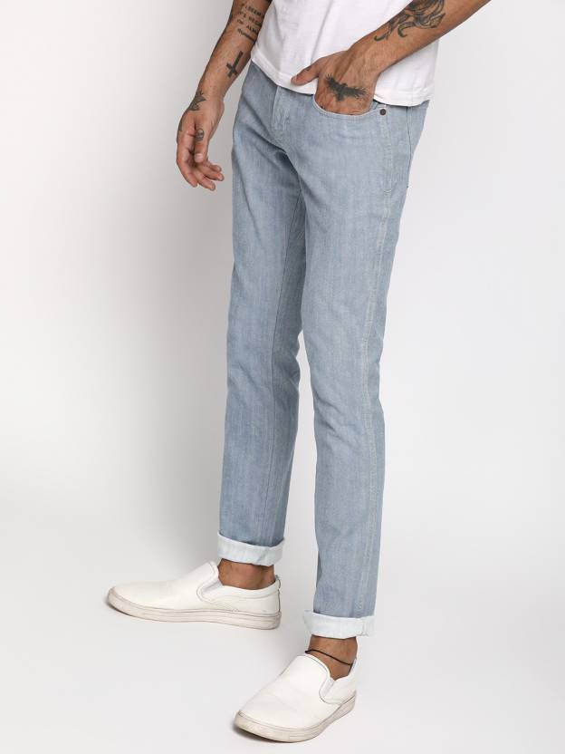 Wrangler Slim Men Blue Jeans - Buy Wrangler Slim Men Blue Jeans Online at Best  Prices in India 
