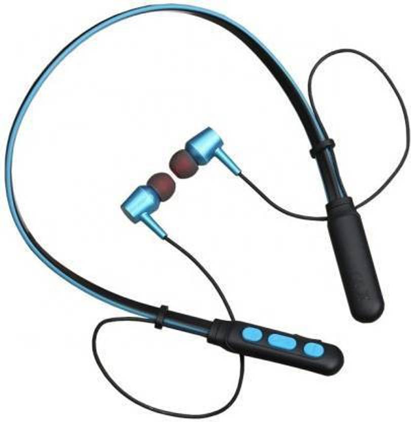 pasaddo B11 Neckband Sports (BLUE) Bluetooth Headset Price in India