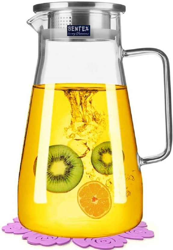 Bentex 1.8 L Borosilicate Glass, Glass Water Jug