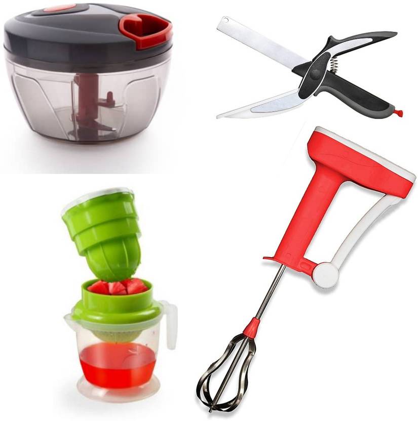 QUICK HANDY CHOPPER POWER FREE BLENDER VEGETABLE CUTTER AND NANO JUICER COMBO