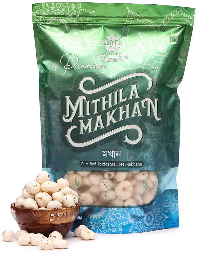 Mithila Naturals premium Dry Fruits Phool Makhana, Fox Nut Organic Fox