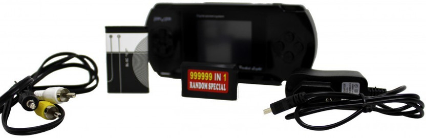 Latest PVP HANDHELD KIDS VIDEO GAME - PVP with SUPER MARIO (BLACK) Limited Edition(Code in the Box - for PC)
