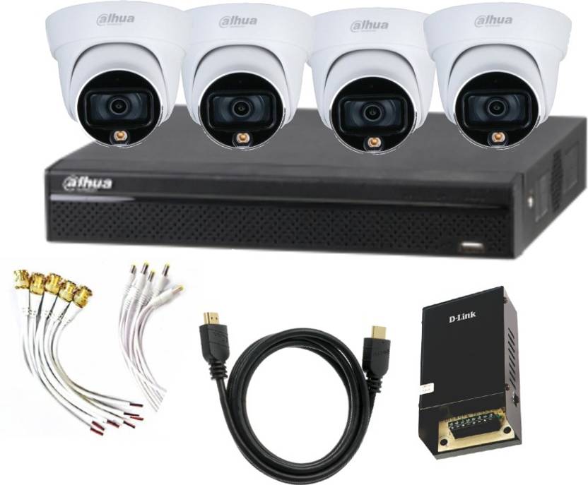 DAHUA Dahua 4ch premium Security Combo Security Camera Price in India