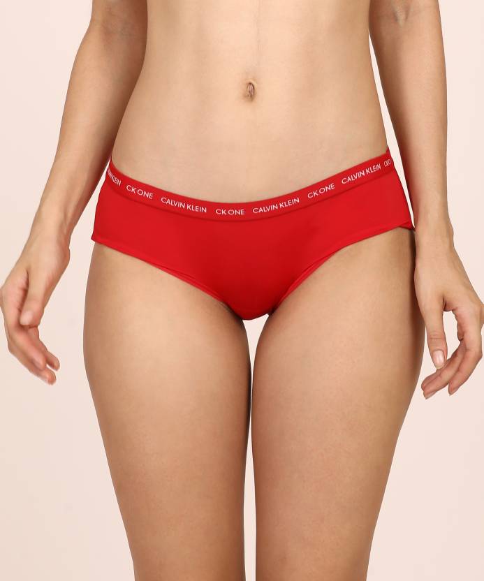 Calvin Klein Underwear Women Hipster Red Panty - Buy Calvin Klein Underwear  Women Hipster Red Panty Online at Best Prices in India 