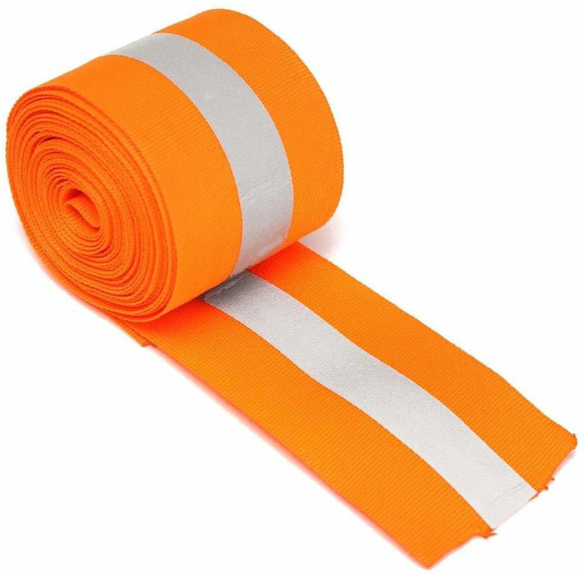 Tufkote TUFLITE Sew-On High Visibilty Fabric Reflective Stripe 50.8 mm x 1 m ORANGE Reflective Tape(Pack of 1)