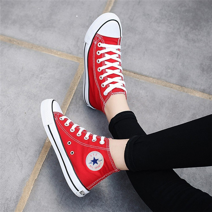 TRENDUTY High Top FTZ Canvas Sneaker 