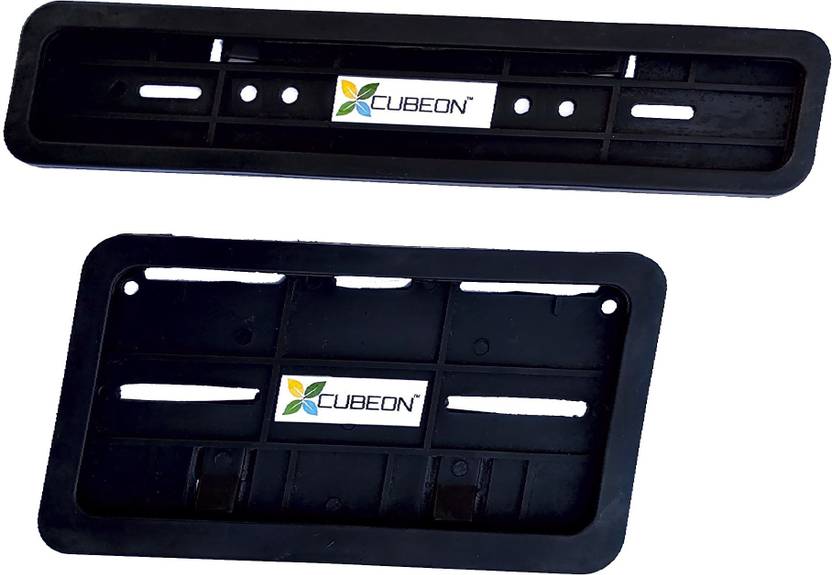 Cubeon IND Number Plate Frame For Universal Bike/Scooty Bike Number