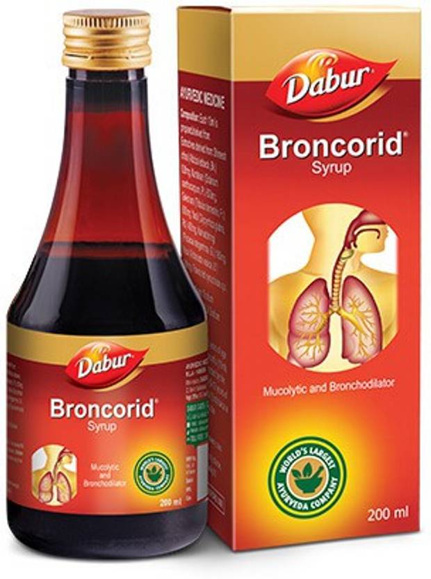 Dabur Broncorid Syrup 200ml Price in India Buy Dabur Broncorid Syrup