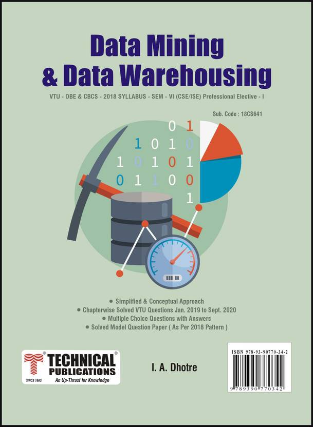 Data Mining And Data Warehousing For BE VTU Course 18 OBE CBCS VI CSE ISE Prof Elec 1 