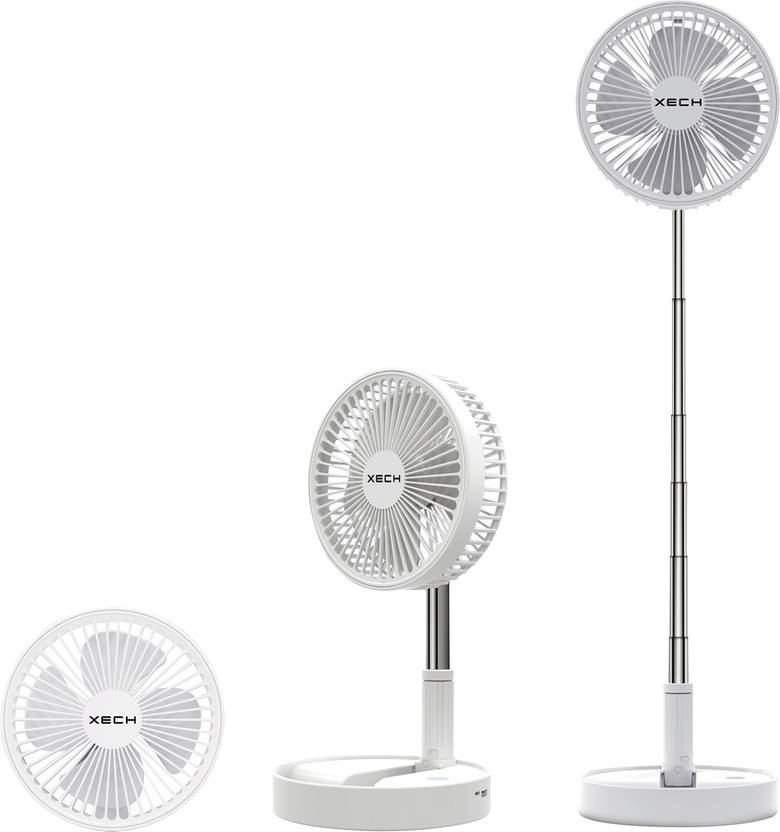xech Air Storm Rechargeable Telescopic Fan 155 mm BLDC Motor 4 Blade