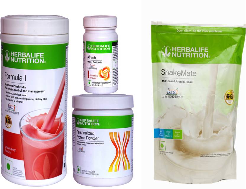 HERBALIFE Extra Delicious Combo ( Formula 1 Shake Mix Strawberry