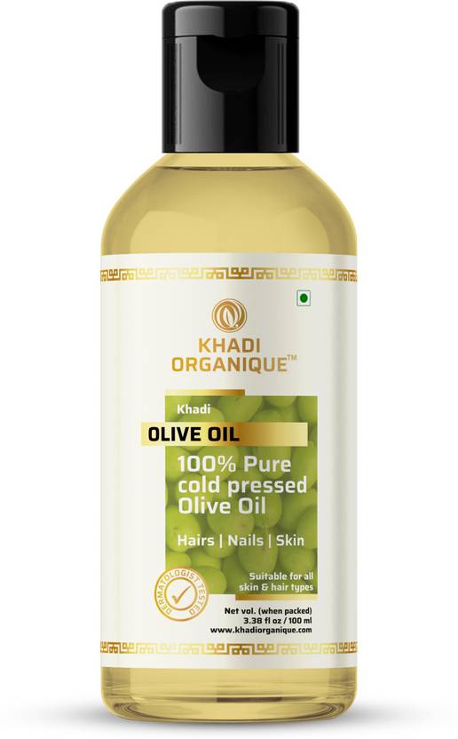 khadi ORGANIQUE 100 Organic Olive Oil For Hair Growth Hair Oil Price in India, Buy khadi