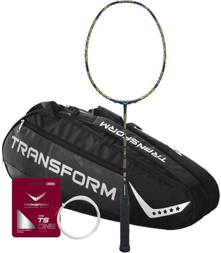 Transform 1.0 Double Zip Kitbag one string Badminton Racket Combo Kit
