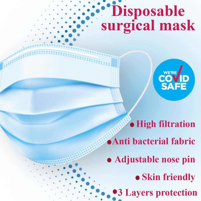 Nitrogen SM100BL Surgical Mask Price in India Buy Nitrogen SM100
