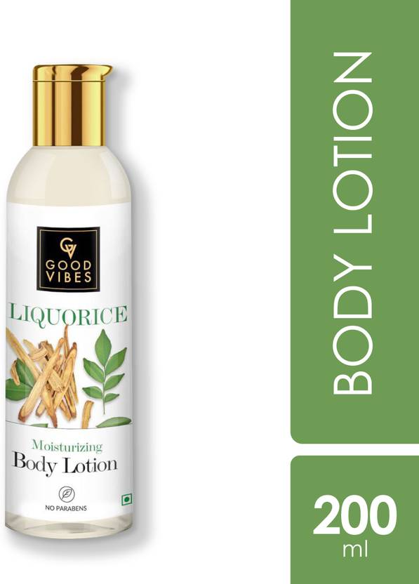 GOOD VIBES Brightening Body Lotion Liquorice (200 ml) Price in